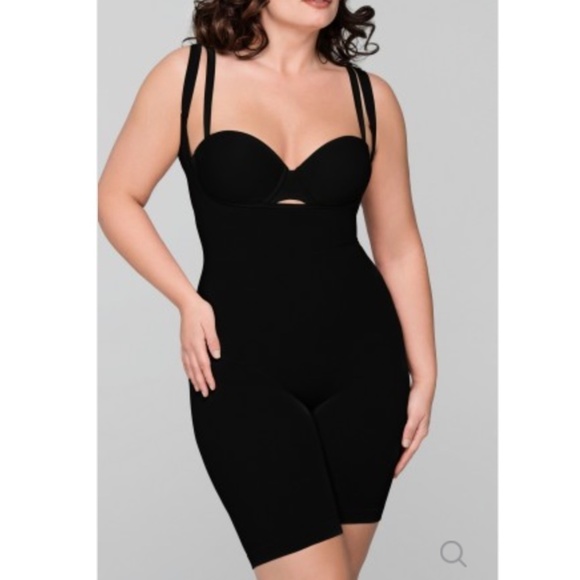 LAST ONE AVAILABLE New BodyWrap Catwalk High Waist Long Leg Bodysuit Size Large - Picture 2 of 13